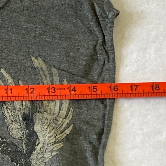 ZARA TRAFALUC Preloved Women's Charcoal Grey T-Shirt design Size S - Picture 4 of 11